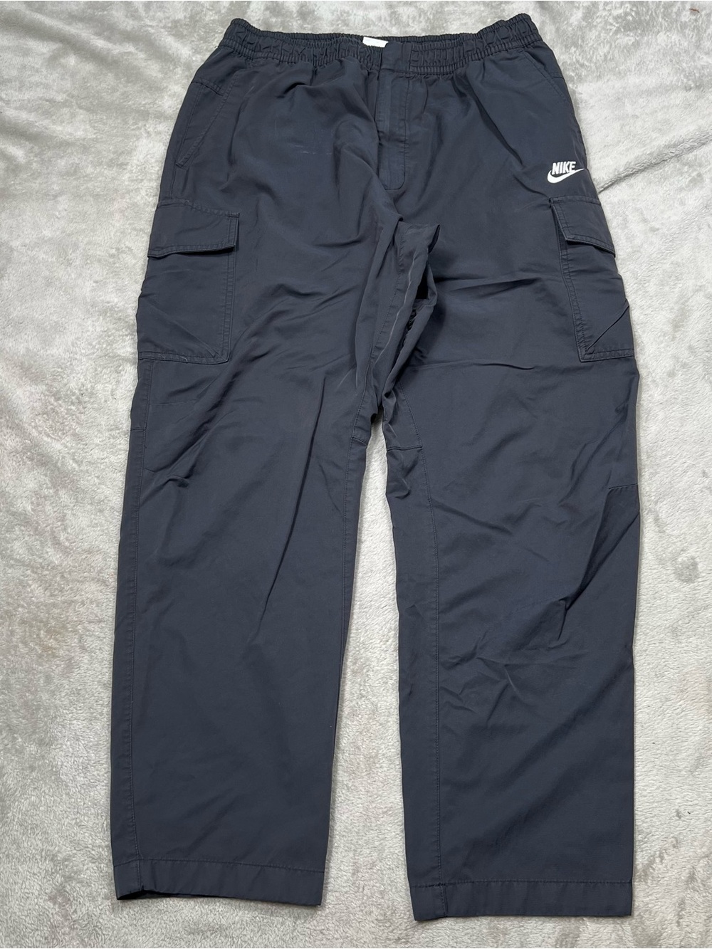 Nike Woven Utility Cargo Pants Mens XXL Black Unlined Track DD5207 010